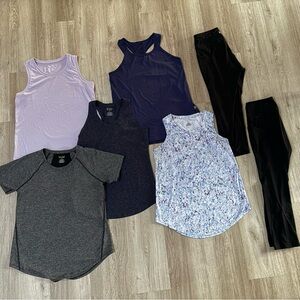 TEK GEAR - 7 pieces work out wear